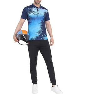 Nouveau design, couleur personnalisée, polo à sublimation pour hommes, t-shirt respirant à séchage rapide, polo à sublimation - Product Image 4