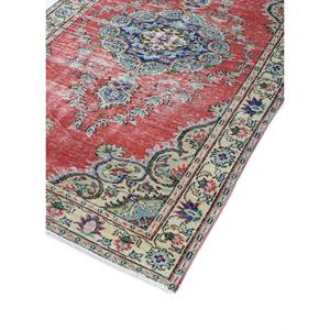 Alfombras de Lana Anudadas a Mano de Gran Tamaño, Diseño de Medallón Rojo y Naranja, para Sala de Estar o Pasillo - Pae-2237 - Product Image 2