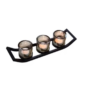 Elegante portavelas de metal, perfecto para decoración del hogar, bodas y eventos, diseño duradero y elegante - Product Image 6