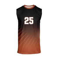 Seragam Jersey Voli Polyester 100% Berkualitas Tinggi, Cetak Digital Harga Murah, Warna Sesuai Pesanan, Logo Custom untuk Dewasa Unisex