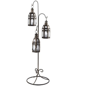 เชิงเทียนตกแต่งทรงสูงสีทองสไตล์ร่วมสมัย พร้อมฐานตั้งโชว์ทรงเรขาคณิต สำหรับวางบนโต๊ะ ทำจากแก้ว เหมาะสำหรับเทศกาลคริสต์มาสและอีสเตอร์ - Product Image 6