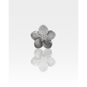 Bague d'éternité en acier inoxydable plaqué rhodium et or rose - Product Image 3