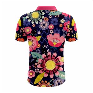 Camiseta de Manga Corta para Hombre, Diseño Personalizado al por Mayor, de Alta Calidad, Transpirable, Casual, Talla Grande, Estampado Floral, Corte Ajustado - Product Image 3