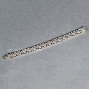 Pulsera deslumbrante para mujer con diseño de diamante de corte redondo y baguette labgrown para brillar en plata de ley 925 para un estilo exquisito - Product Image 4