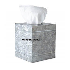 Wedding Ware <b>Tissue</b> <b>Box</b> Fancy Stylish Premium Quality Handmade <b>Tissue</b> Holder Hot Selling Dinnerware Tabletop Metal <b>Tissue</b> <b>Box</b> - Product Image 6