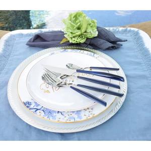 Ensemble de couverts de luxe avec manche bleu pour les occasions spéciales, décoration de table festive et style de table moderne pour la maison - Product Image 3