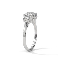 Bague de fiançailles Pacho 2.0ct en moissanite taille brillant ronde, 3 pierres, en argent sterling 925, alliance de mariage, bijoux fins, cadeau