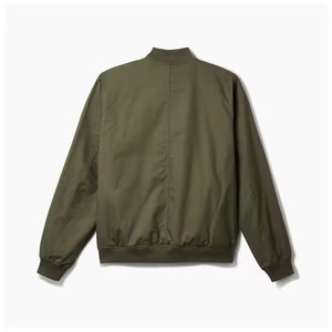 Blouson d'aviateur chaud pour homme, style vintage, fermeture éclair, broderie personnalisée sur le devant, décontracté, service OEM disponible - Product Image 2