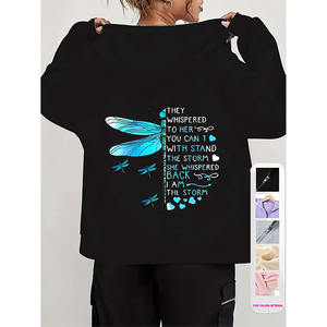 Kinitwear Sweat à capuche femme unicolore loisirs automne/hiver fabriqué en Chine - Product Image 1