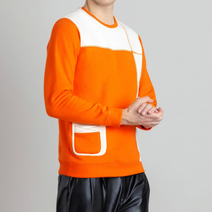 เสื้อสเวตเตอร์ผ้าฟลีซผสมคอตตอนน้ำหนักเบาสำหรับผู้ชายดีไซน์แบบลำลองสำหรับฤดูหนาว - Product Image 5