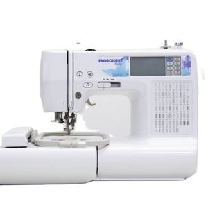 Máquina de Coser y Bordar Multifuncional con Garantía de 3 Años, Construcción de Plástico y Aluminio para Manualidades y Confección de Prendas - Product Image 3