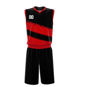 Ensemble de maillot et short de basketball personnalisés en sublimation pour l'entraînement, couleurs attrayantes, uniforme de basketball en sublimation - Product Image 2
