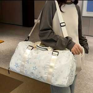 Bolso de hombro de entrenamiento de gran capacidad, bolso de lona de poliéster con impresión de posicionamiento, bolsos de cuero de estilo neutro - Product Image 4