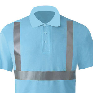 Gilet de sécurité réfléchissant haute visibilité personnalisé, gilet réfléchissant jaune, bandes argentées, gilet de chantier pour hommes, durable - Product Image 2