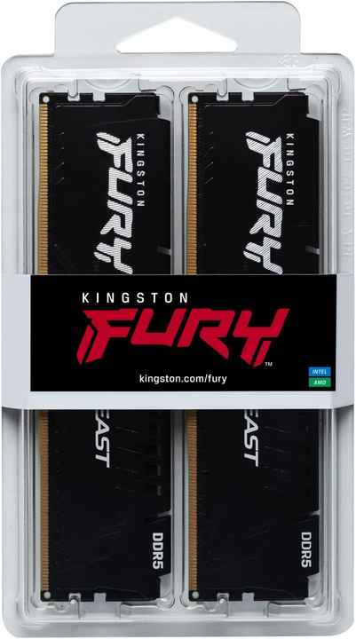 Kingston FURY Beast DDR5 32gb/6000 2枚セット Kingston Fury Kingston FURY Beast DDR5 32gb/6000 2枚セット Kingston Fury