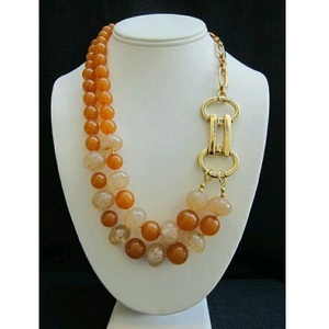 ลูกปัดสร้อยคอเรซินพร้อมล็อคสีทองลูกปัดประดิษฐ์คุณภาพสูงสำหรับตกแต่งบ้านสร้อยคอเครื่องประดับแฟชั่น - Product Image 1