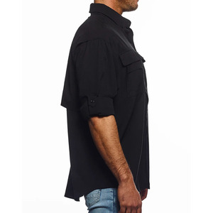 Camisa de manga larga con botones de pesca personalizada, camisas de pesca transpirables de secado rápido, camisas de senderismo de pesca con múltiples bolsillos - Product Image 2