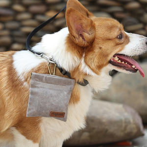 Productos de entrenamiento de mascotas Retro impermeable al aire libre entrenamiento de mascotas bolsa dispensadora de golosinas bolsillo exterior Portátil Bolsa de golosinas para perros - Product Image 4