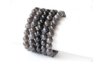 Nouveau bracelet de guérison en obsidienne noire de 8 mm, élégant et attrayant, pour la méditation - Product Image 4