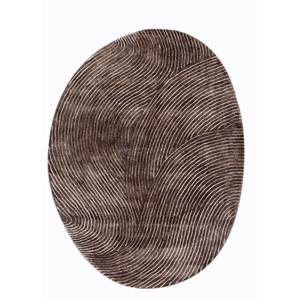 พรมวิสโคสทอมือสีเบจและสีน้ำตาลลายนามธรรม พรมขนฟูสำหรับห้องนั่งเล่นและทางเดินในบ้าน รุ่น TR-14711 - Product Image 1