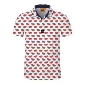 Polos tricotés minces pour hommes élégants 2025 été polos grande taille pour hommes hauts en tricot hommes mode Polos à revers à manches courtes - Product Image 6