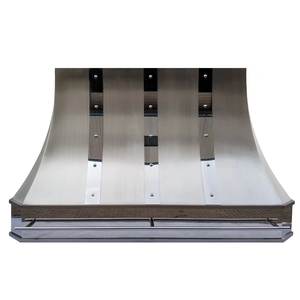 เครื่องดูดควันติดผนังสเตนเลสสตีลขนาด48นิ้วเคลือบเงาพร้อมสายและหมุดขัดเงาสำหรับห้องครัวสุดหรูทันสมัย - Product Image 3