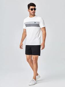 Camiseta vaquera de diseño personalizado para hombre, logotipo personalizado en blanco de alta calidad, talla grande, ligero, colores personalizados, tamaño personalizado - Product Image 3