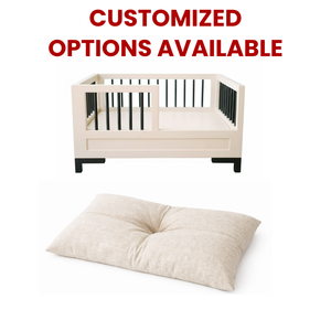 Acacia Elevated Wooden <b>Dog</b> <b>Bed</b>, Scandinavian Minimal Design, <b>Raised</b> Indoor Pet <b>Bed</b>, Customizable Modern Pet Furniture - Product Image 5