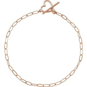 Pulsera Estilo Corazón y Clip, Bañada en Oro, con Dijes de Circonita y Perla, para Bodas y Regalos - Product Image 1