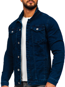 Custom Denim Jeans <b>Jacket</b> <b>with</b> Button Closure Premium Quality Casual Outerwear for Retail Brands OEM ODM Manufacturing Services - Product Image 3