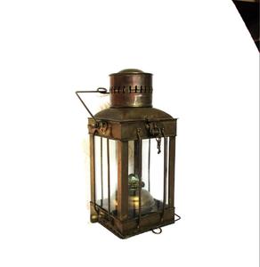 High QualityBrass Light 15" Maritime <b>Lantern</b> Vintage Light Brass <b>Oil</b> Lamp Nautical <b>Lantern</b> Handmade Stand High Quality Lamp - Product Image 1