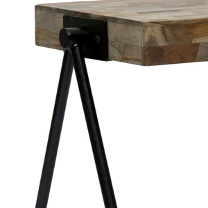 Modern Designed Natural Wood <b>Side</b> <b>Table</b> for <b>Sofa</b> Dining & Bedroom with Metal Legs-Home Decor Factory Price - Product Image 2