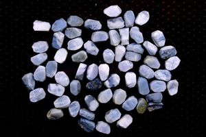 โอปอลสีฟ้า14-16มม. อัญมณีโอปอลหยาบตัดด้วยมือ10ชิ้นสีฟ้าธรรมชาติหลวมสำหรับเครื่องประดับทำเสน่ห์นำโชคโอปอลหยาบ - Product Image 2