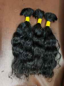 Extensions de cheveux humains naturels droits simples Raw Bulk Bundle pour le tissage de cheveux-Haute qualité Acheter maintenant! - Product Image 4