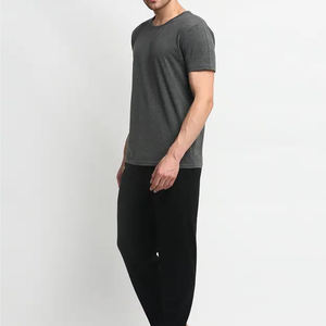 Chándal de verano ajustado de algodón 100% hecho a medida para hombre, nuevo diseño de verano, conjunto de chándales de lana liso personalizado de verano - Product Image 6