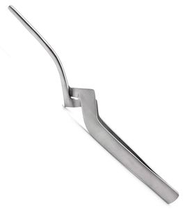 Fórceps de papel de articulación dental curvado 6 "acero inoxidable quirúrgico, acero inoxidable alemán, por Zarnab Surgical - Product Image 1