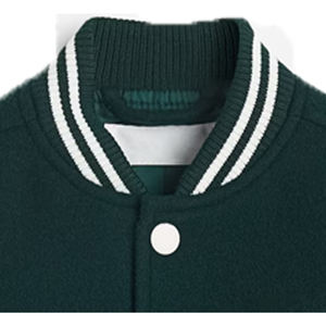 Veste universitaire sur mesure en gros d'usine, conception OEM, respirante, coupe-vent, de haute qualité, broderie pour hommes, patch frontal, streetwear - Product Image 2