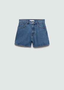 Short en jean décontracté classique pour femmes jean d'été uni coupe ajustée pour le confort au quotidien et le style prix raisonnable Service OEM - Product Image 4