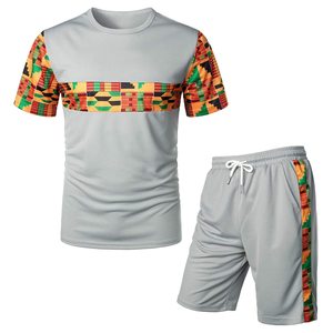 Conjunto de Camiseta y Pantalones Cortos para Hombre, Talla Grande, con Logotipo Personalizado, Precio al por Mayor 2026, con Tela Transpirable Ecológica - Product Image 1