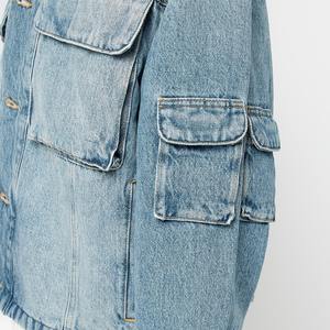 Vestes en jean respirantes pour hommes usées Fabrication professionnelle Vestes en jean pour hommes de la meilleure qualité - Product Image 6