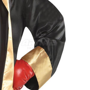 เสื้อคลุมยาวสำหรับชกมวยเสื้อคลุมมีฮู้ดผลิตตามสั่งโลโก้และฉลาก - Product Image 4