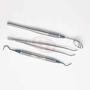 Juego Dental de Diagnóstico Oral con Explorador de Espejo y Pinzas Juego de Examen Dental Inoxidable - Product Image 5