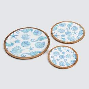 PLATO DE MADERA DE MODA CON ESMALTE UTILIZADO EN HOTELES RESTAURANTES SE VE TAN ESTILO Y ÚNICO - Product Image 2