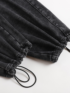Pantalon de survêtement décontracté style sportif OVERSIZE en coton rétro grande taille pour femmes et hommes - Product Image 4