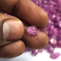 450 Stück Natürlicher Bangkok Rosa Saphir 6mm-12mm Roh 980 Karat Zertifiziertes Lot IROC Verkauf Hochwertiger Roher Edelstein für Schmuckherstellung