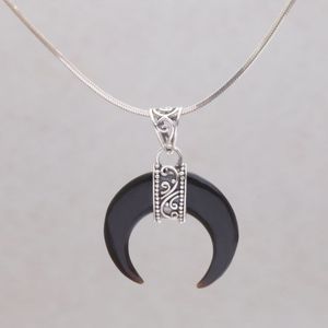 NATURAL, recién llegado, collar de cuerno de buey de Búfalo, joyería de hueso de estilo Animal pulido, cuentas de diseño Natural, regalos de boda para mujeres y niñas - Product Image 4