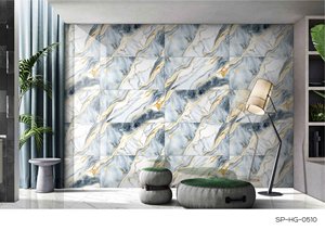 Dernière conception de marbre 600x1200mm appartement brillant porcelaine émaillée céramique grande taille carrelage mur sol dalles de pierre frittée carreaux - Product Image 6