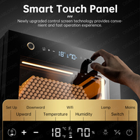 Nouvelle Conception Cave à Cigares 70C Armoire Réfrigérée Vitrine Réfrigérateur Congélateur avec WIFI