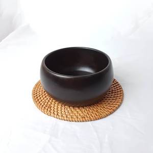 Tazón Clásico para Servir Hecho a Mano con Madera de Mango y Acacia sin Recubrimiento, Decoración Natural de Madera para Mesa de Cocina, Frutas, Ensaladas y Aperitivos - Product Image 4