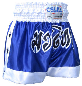 Short de boxe thaïlandais en Satin de soie et Polyester de haute qualité, Design personnalisé, pour Combat, Muay Thai MMA - Product Image 6